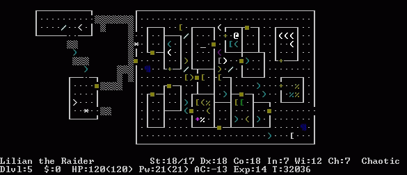 لیست تمامی ژانر های بازی های ویدیویی 7 Nethack screenshot
